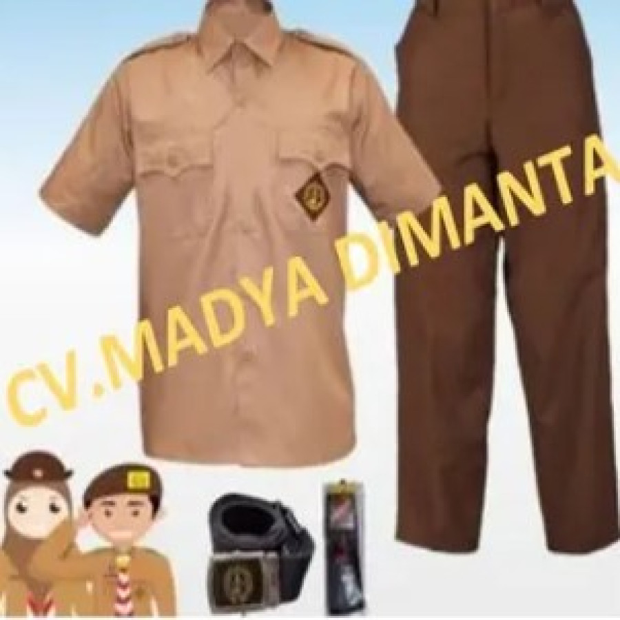 SERAGAM PRAMUKA SET - LAKI LAKI PEREMPUAN - utama