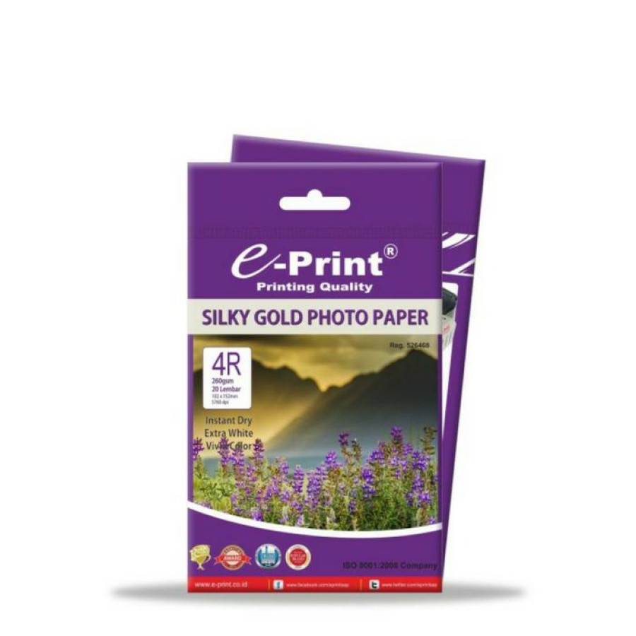 Kertas Foto 4R Silky Gold