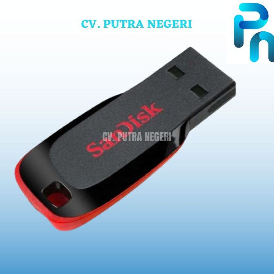 Flashdisk Sandisk 64Gb Cruzer Blade CZ50 Usb Flash Drive 64 Gb