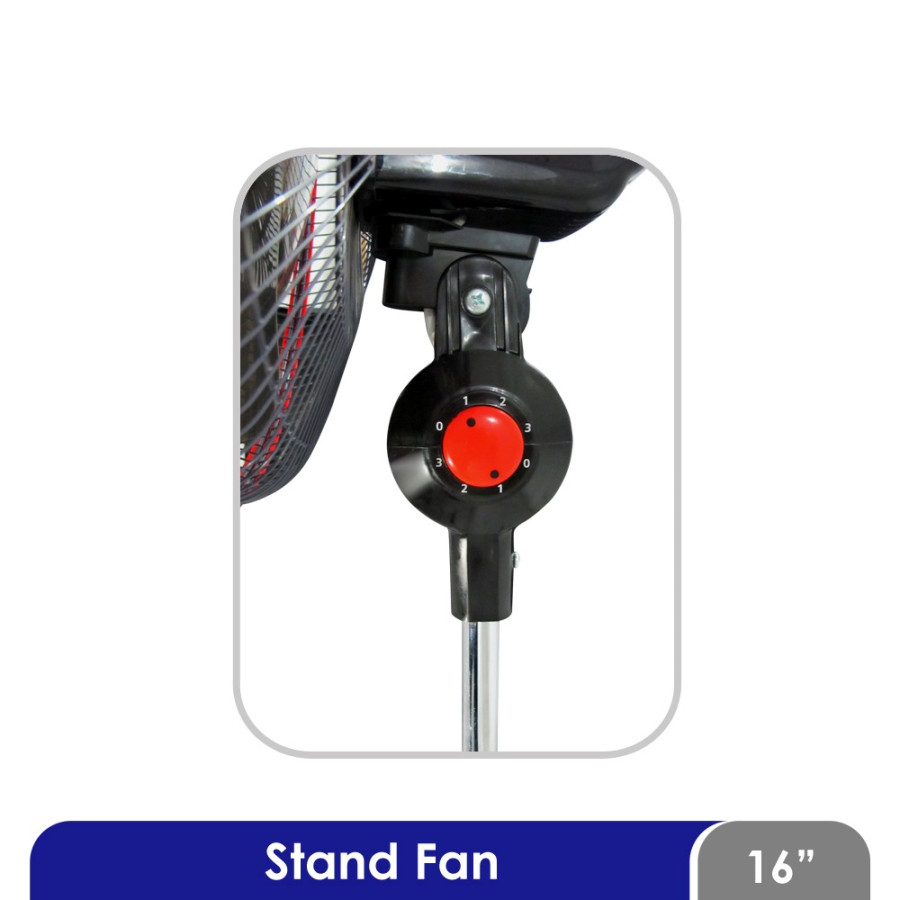 Kipas Angin Stand fan cosmos 16XDC - samping