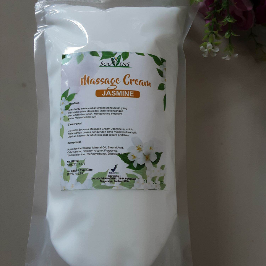 MASSAGE CREAM SOUVENS - samping