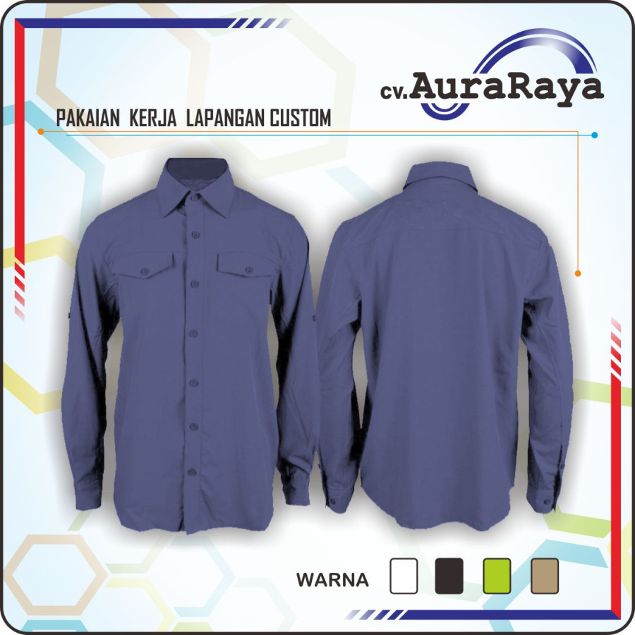 PAKAIAN KERJA LAPANGAN CUSTOM