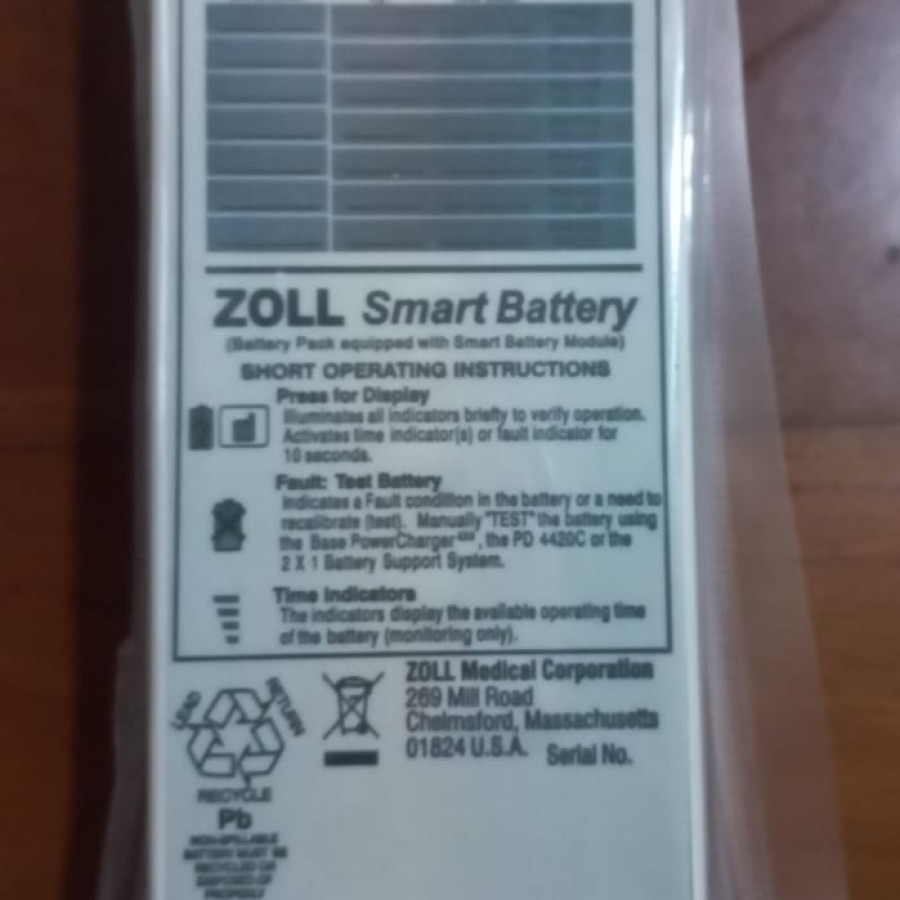 ZOLL PD4410 DEFIBRILLATOR - depan