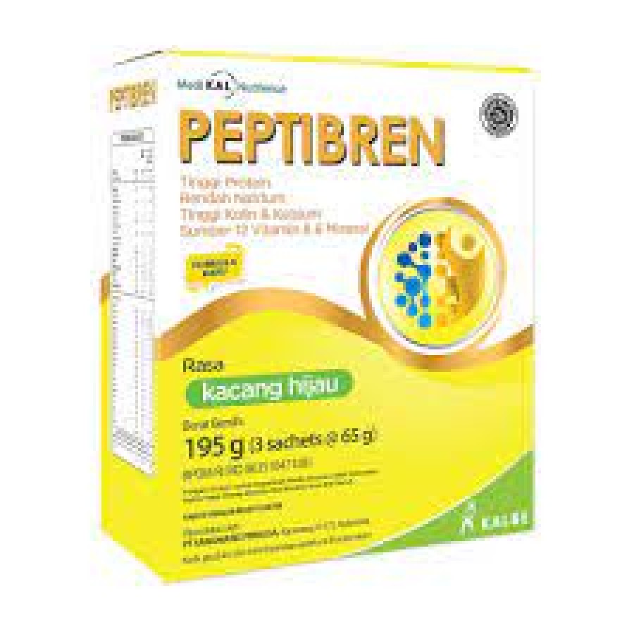 PEPTIBREN KACANG HIJAU 195 Gram (3 Sachet @ 65 gram)