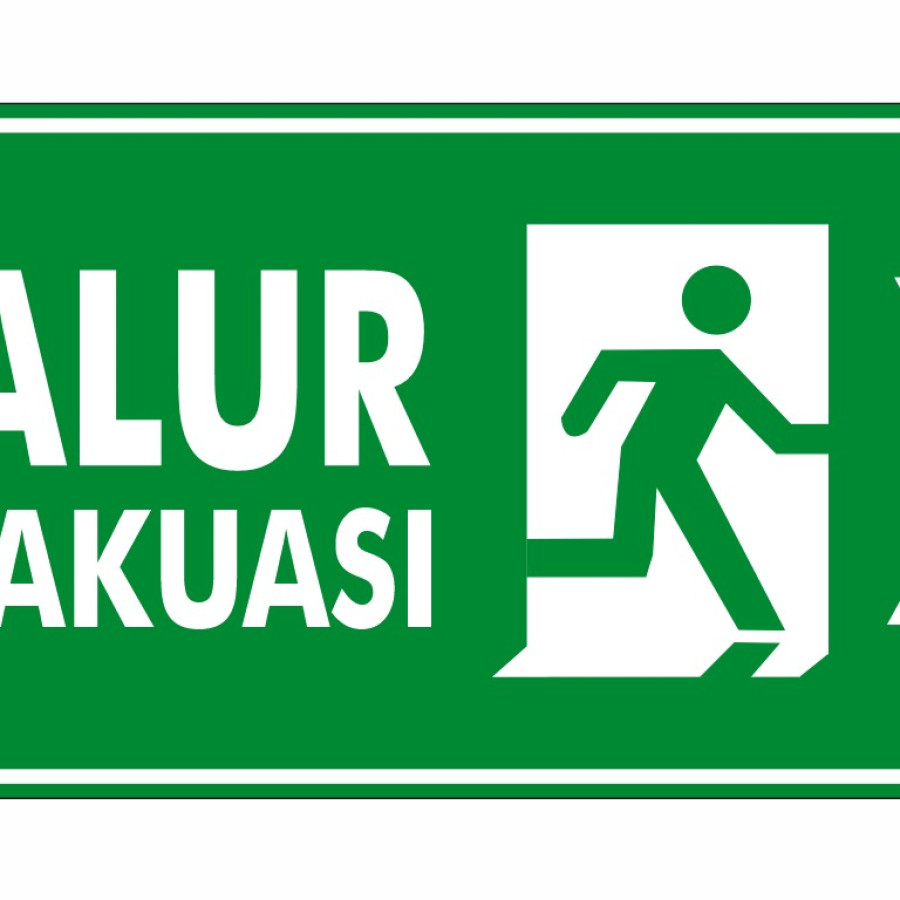 Papan Jalur evakuasi