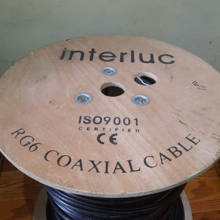 KABEL CCTV INTERLUC RG6+POWER METERAN