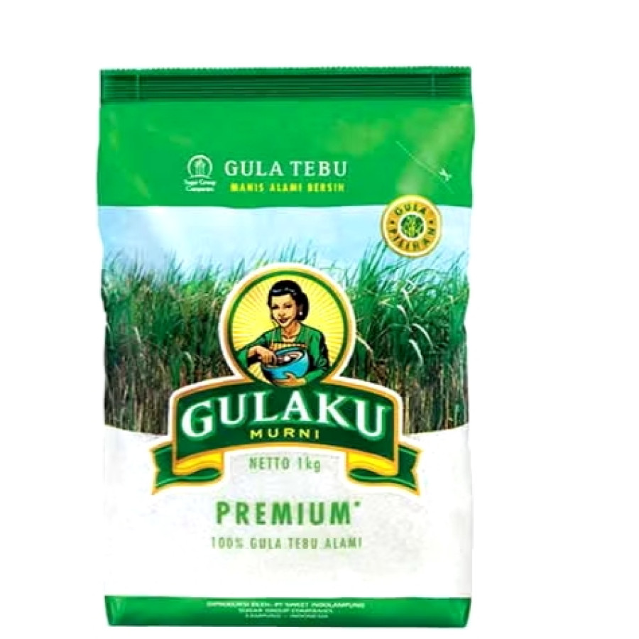 Gulaku gula pasir 1kg - depan