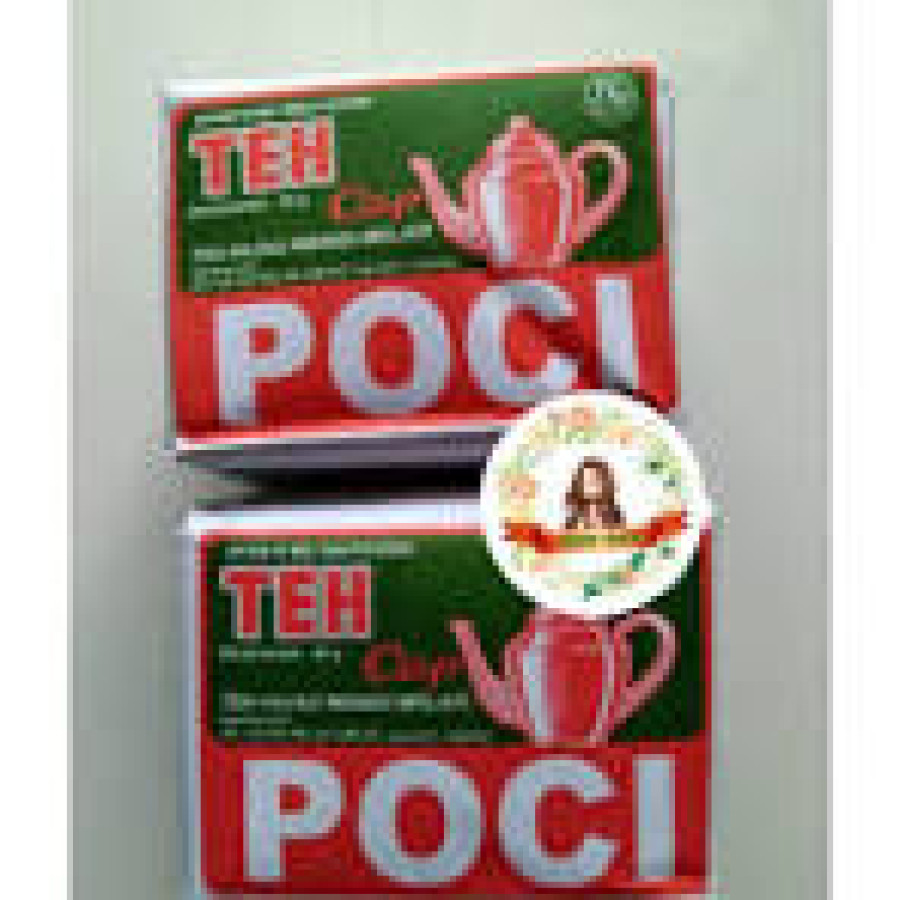 TEH TABUR POCI HIJAU - detail