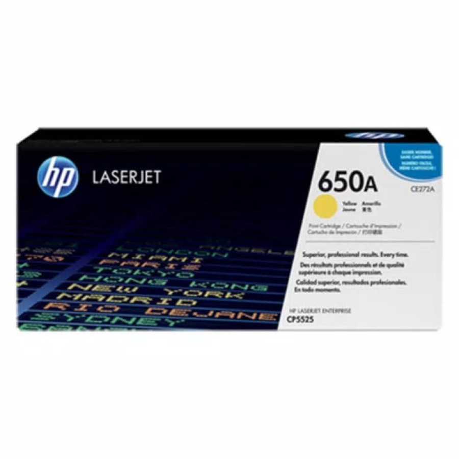 Toner HP Laserjet 650A Yellow ( CE272A ) - utama
