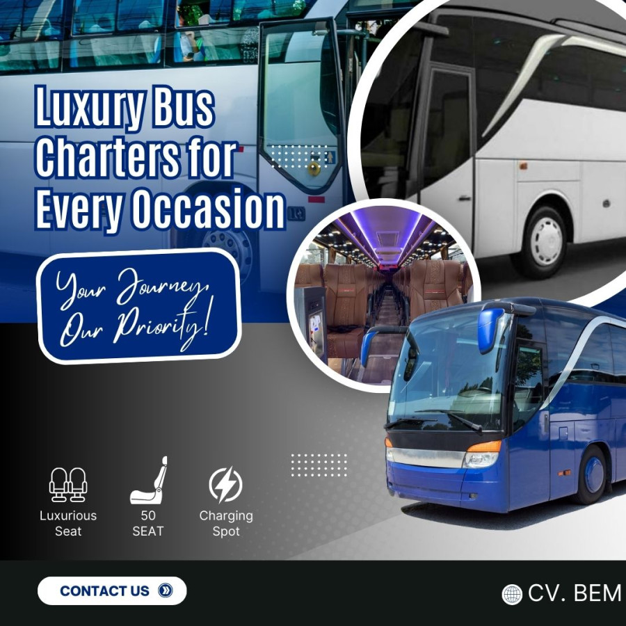 SEWA KENDARAAN LUXURY BUS