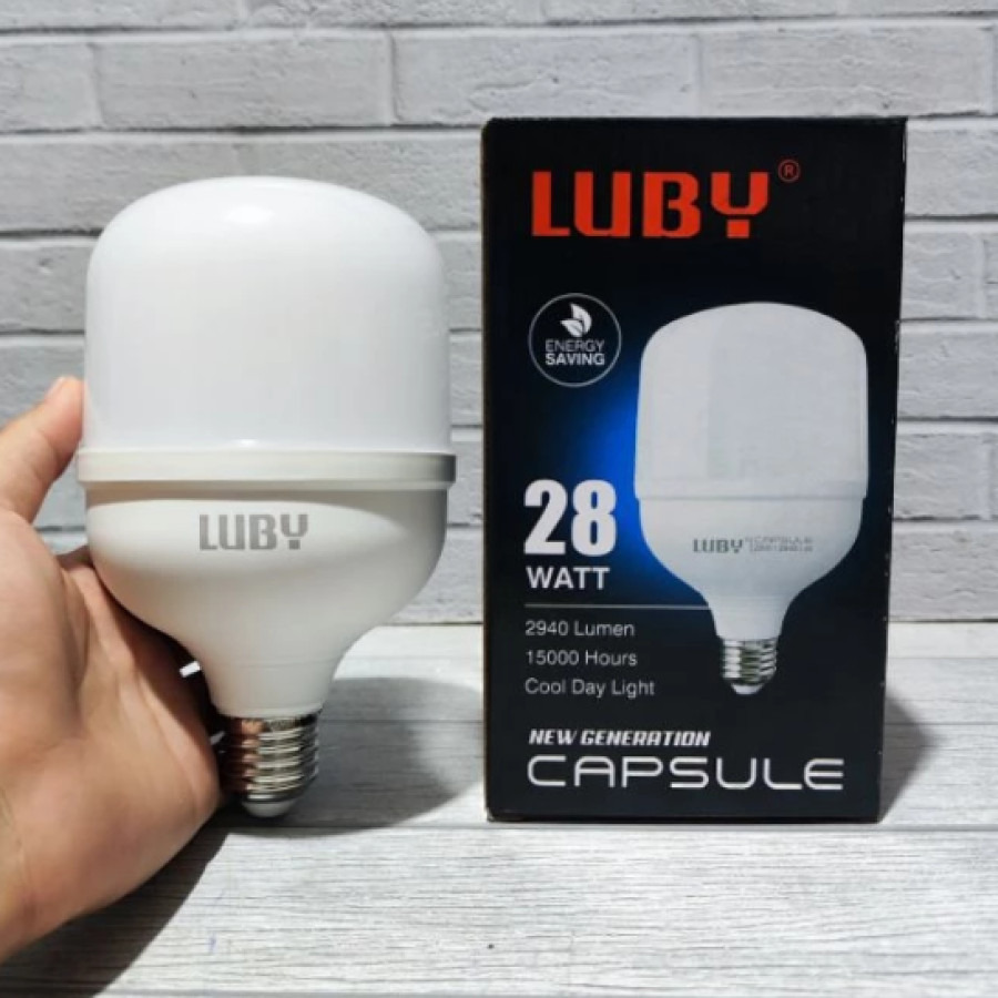 Lampu LED 28 Watt LUBY CAPSULE 28 Watt - depan