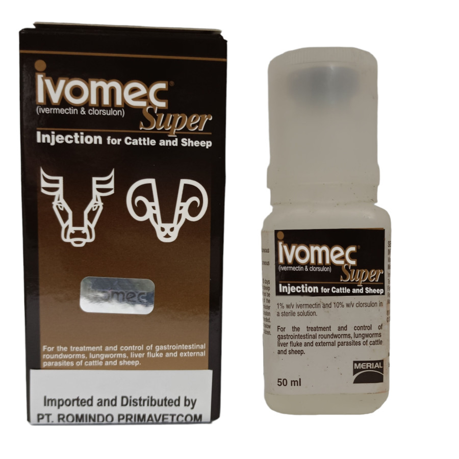 Obat Antiparasit Ivomec Super 50 mL