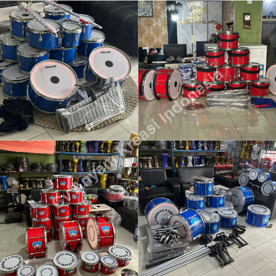 PAKET LENGKAP DRUMBAND TK FULL CUSTOM - samping