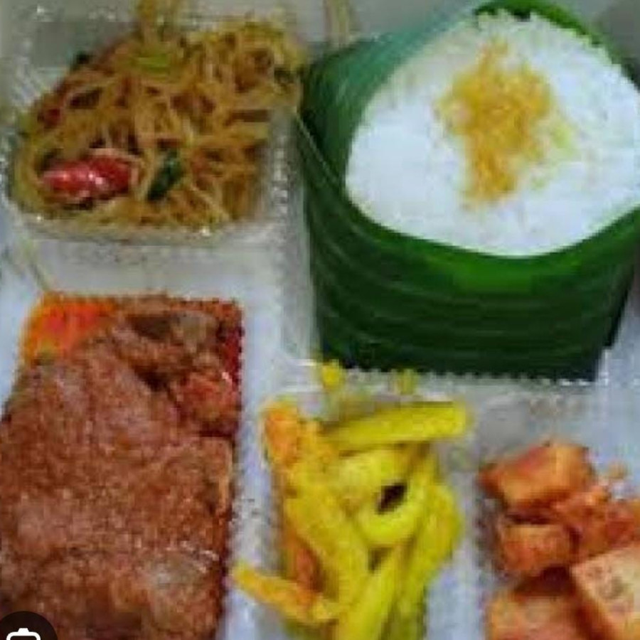 Nasi Dus godhong jeruk paket C - depan