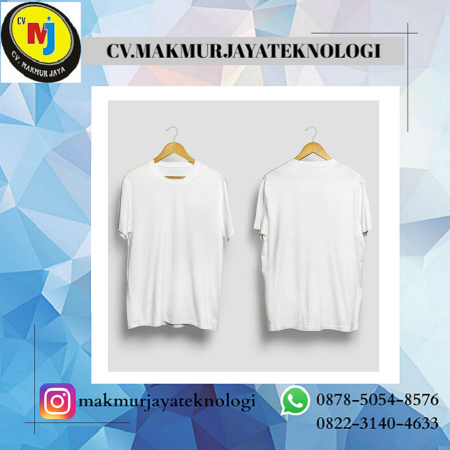 Kaos Polos Putih - Size L