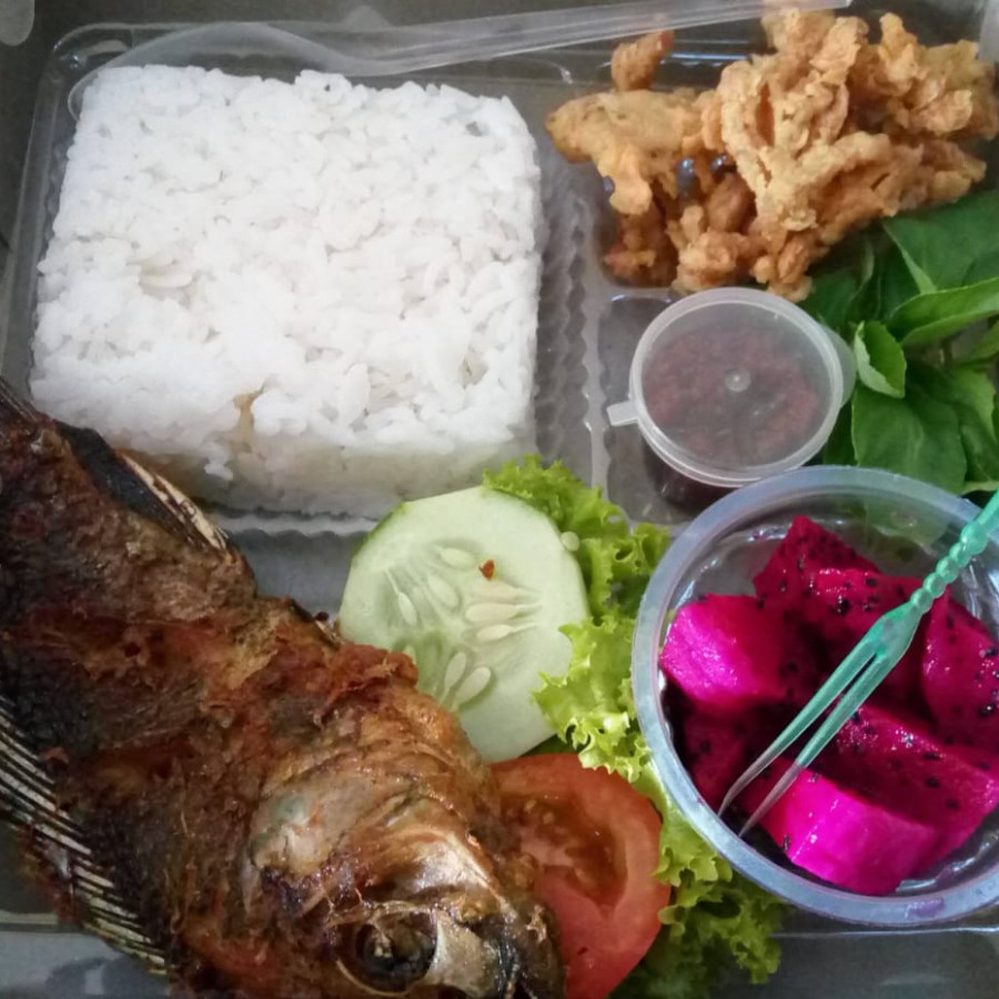 Nasi Kotak Ikan Goreng