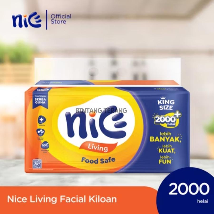 Tisu Nice 2Ply 2000 Sheet