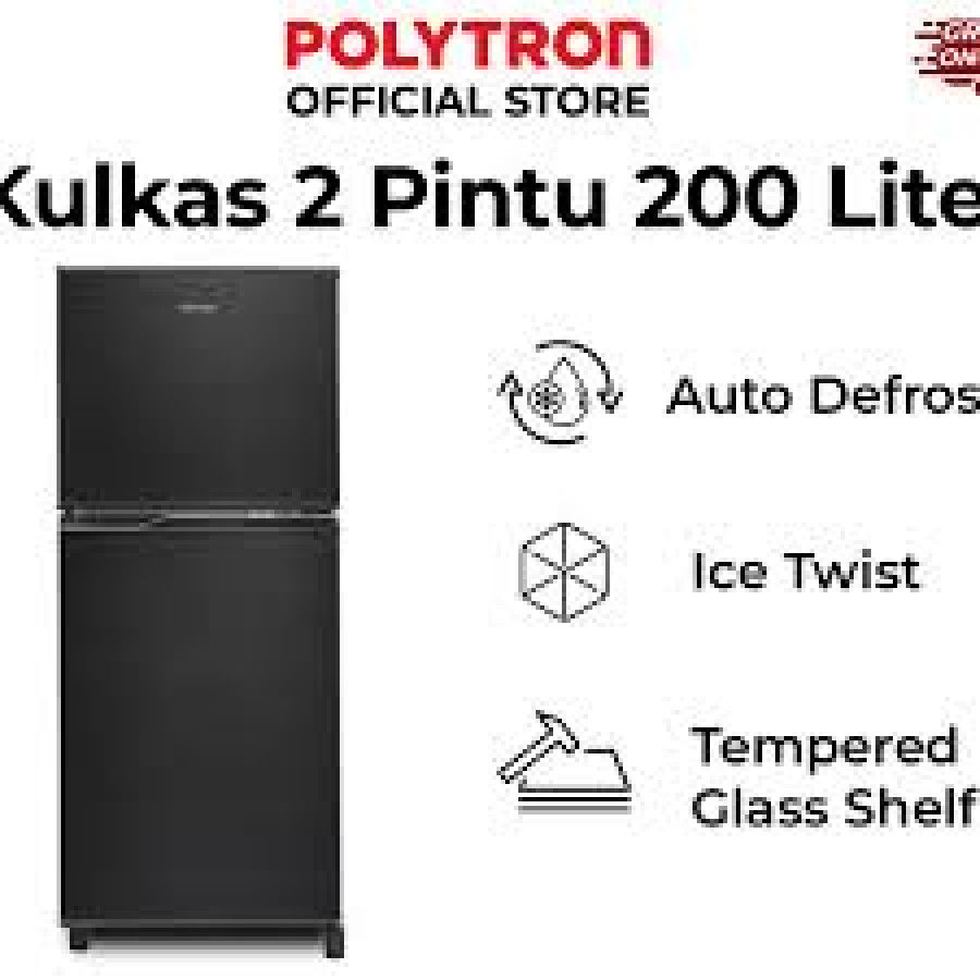 Polytron Kulkas 2 Pintu - PRB200Y