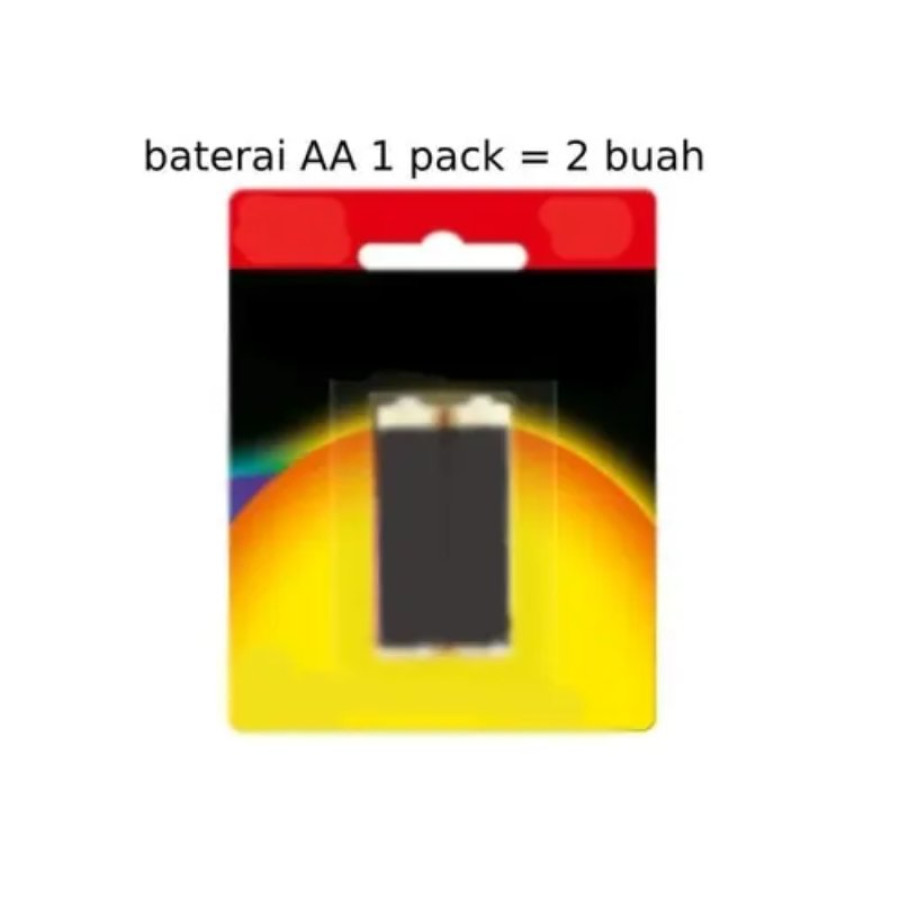 Baterai AA 1 Pack = Isi 2 Bh-no merek