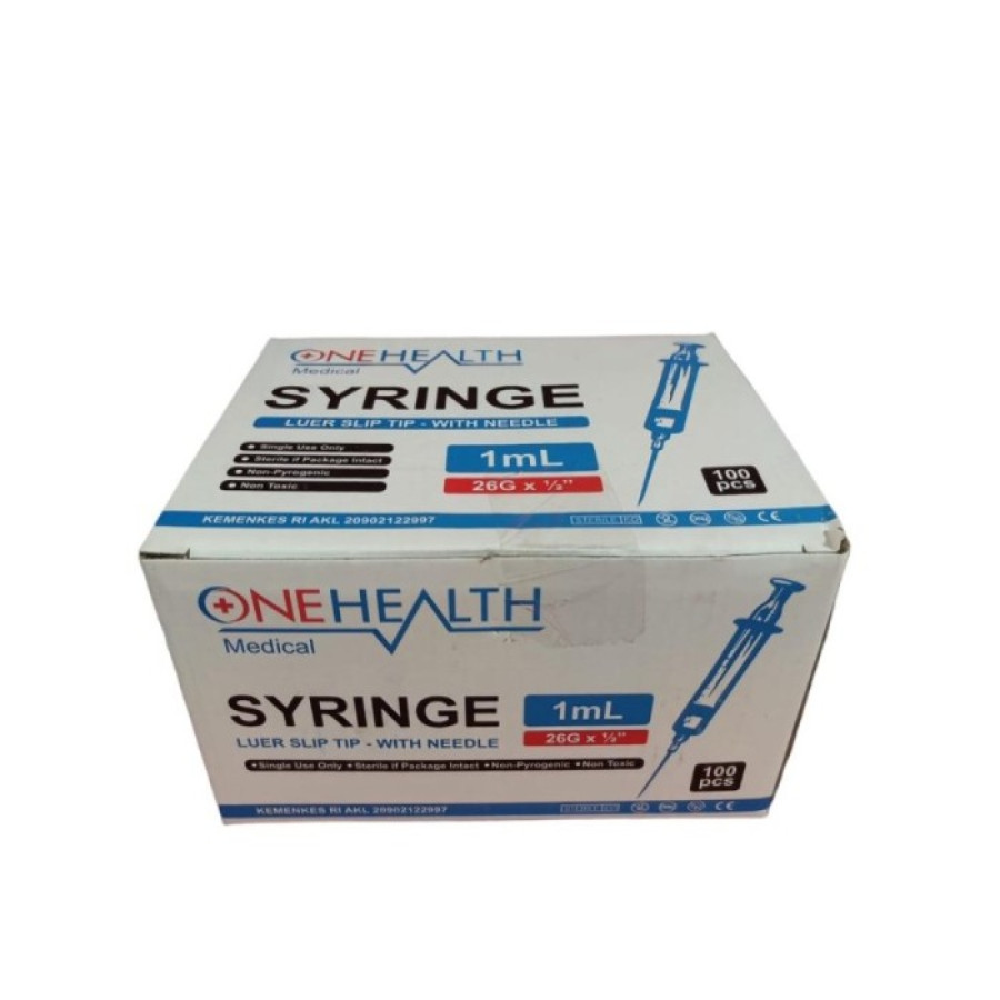 SYRINGE WITH NEEDLE 1 ML