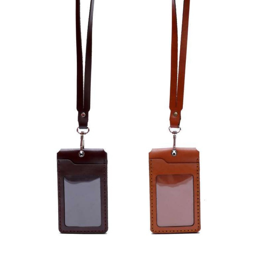 ID Card Holder / name tag kulit - utama