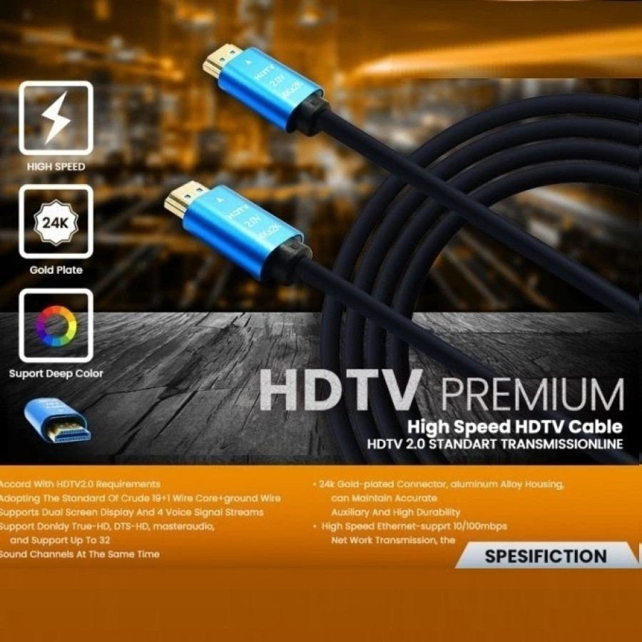 KABEL HDMI M-TECH 20 M - detail