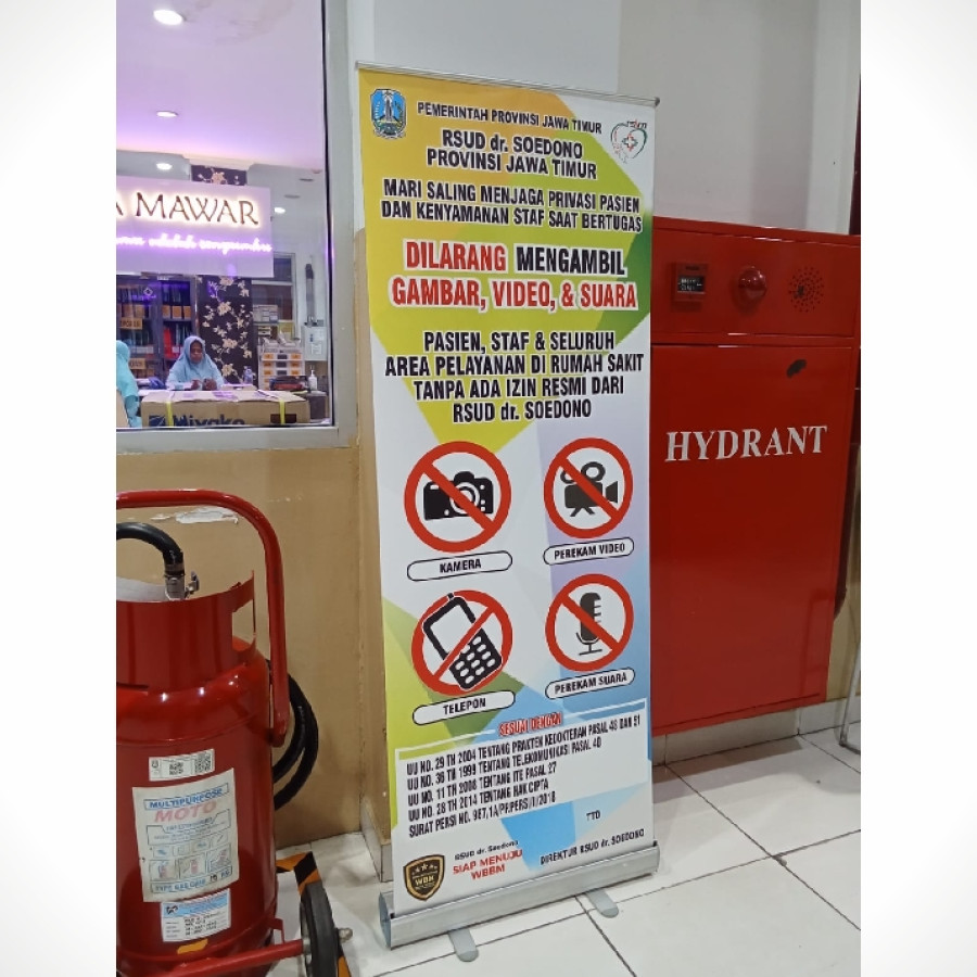 VISUAL X-BANNER + JASA PASANG - depan