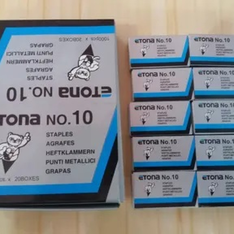 Isi Stapless no. 10 Merk Etona