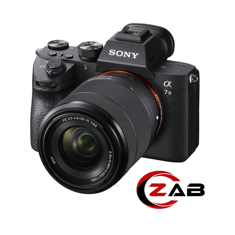 SONY Alpha a7 III Mirrorless Digital Camera With 50 mm+ FE 28-70mm Lens - utama