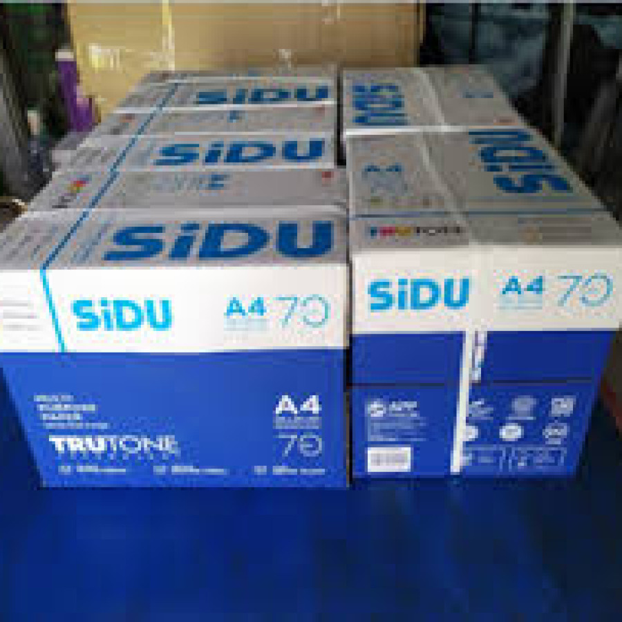 KERTAS HVS SIDU A4 70 GSM - samping
