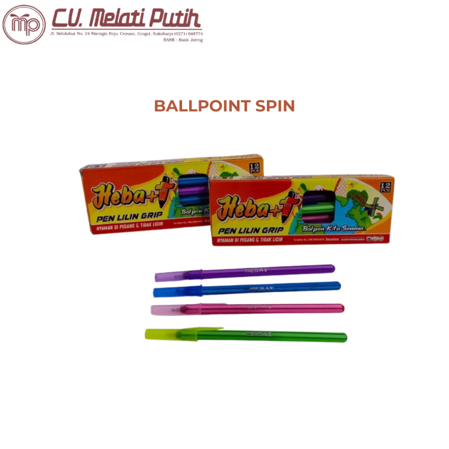BALLPOINT LILIN SPIN - depan