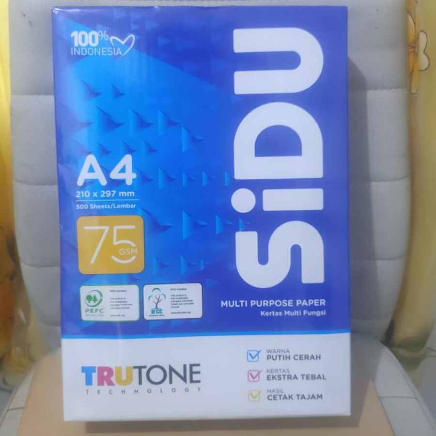 Kertas HVS A4 75 GR SIDU