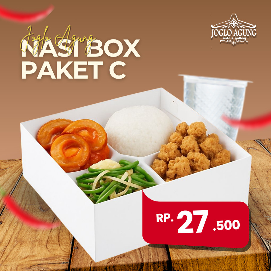 Nasi Kotak Joglo Agung (Paket C)