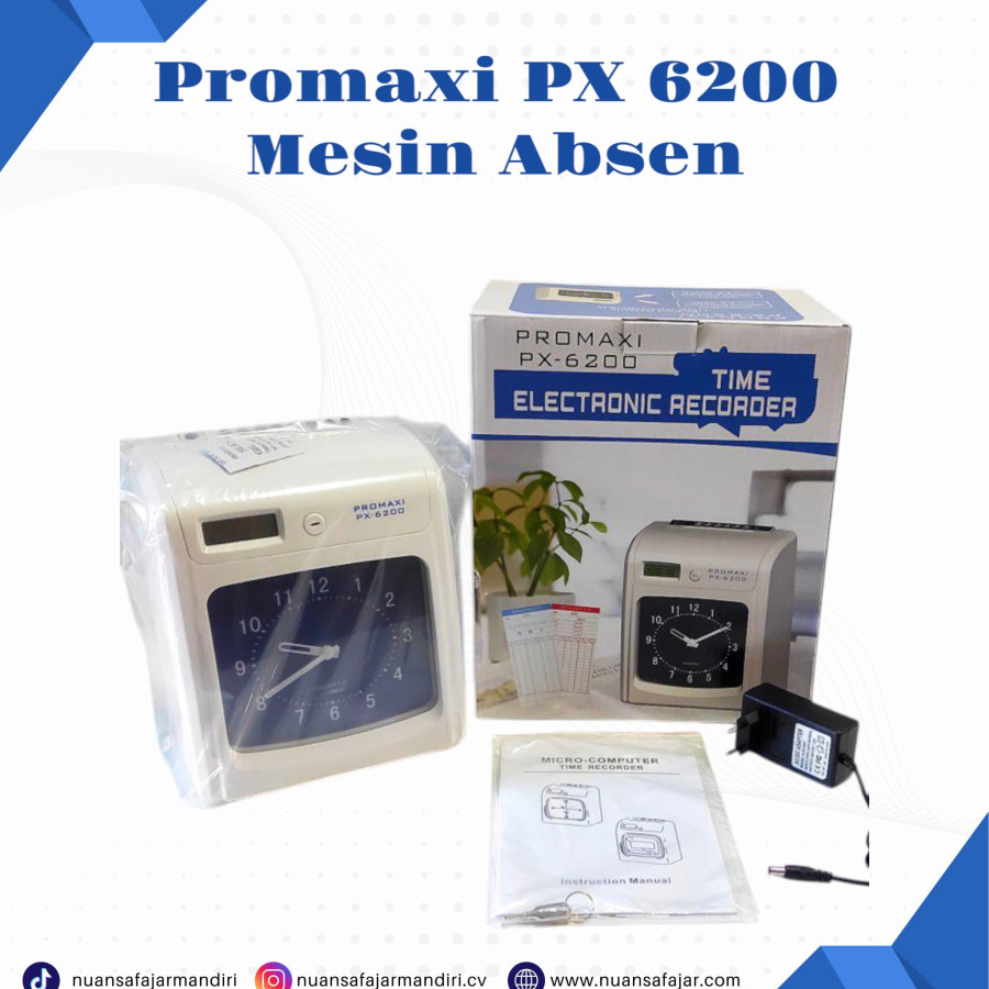 PROMAXI PX 6200 MESIN ABSENSI