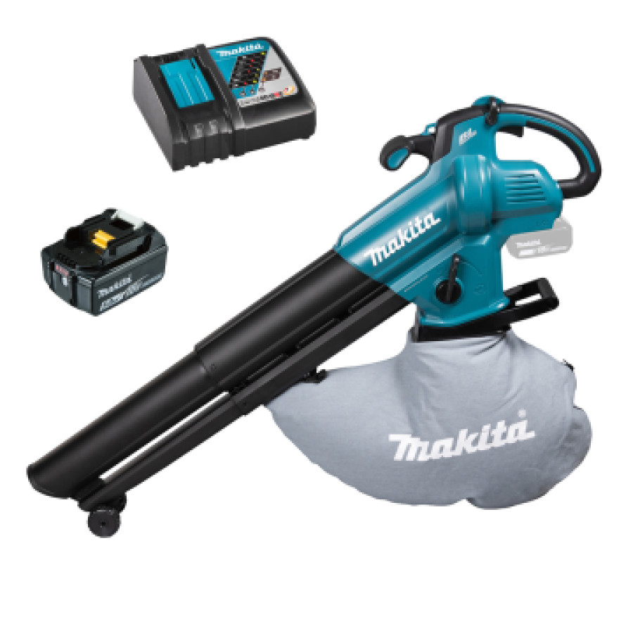 Makita Cordless Blower Vacuum DUB187Z 18 V set Baterai BL 1850B & Charger DC18RC