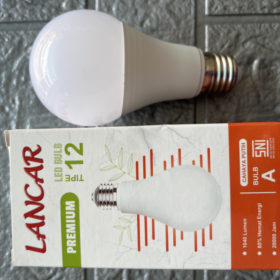 LAMPU LED LANCAR PREMIUM 12 WATT - utama