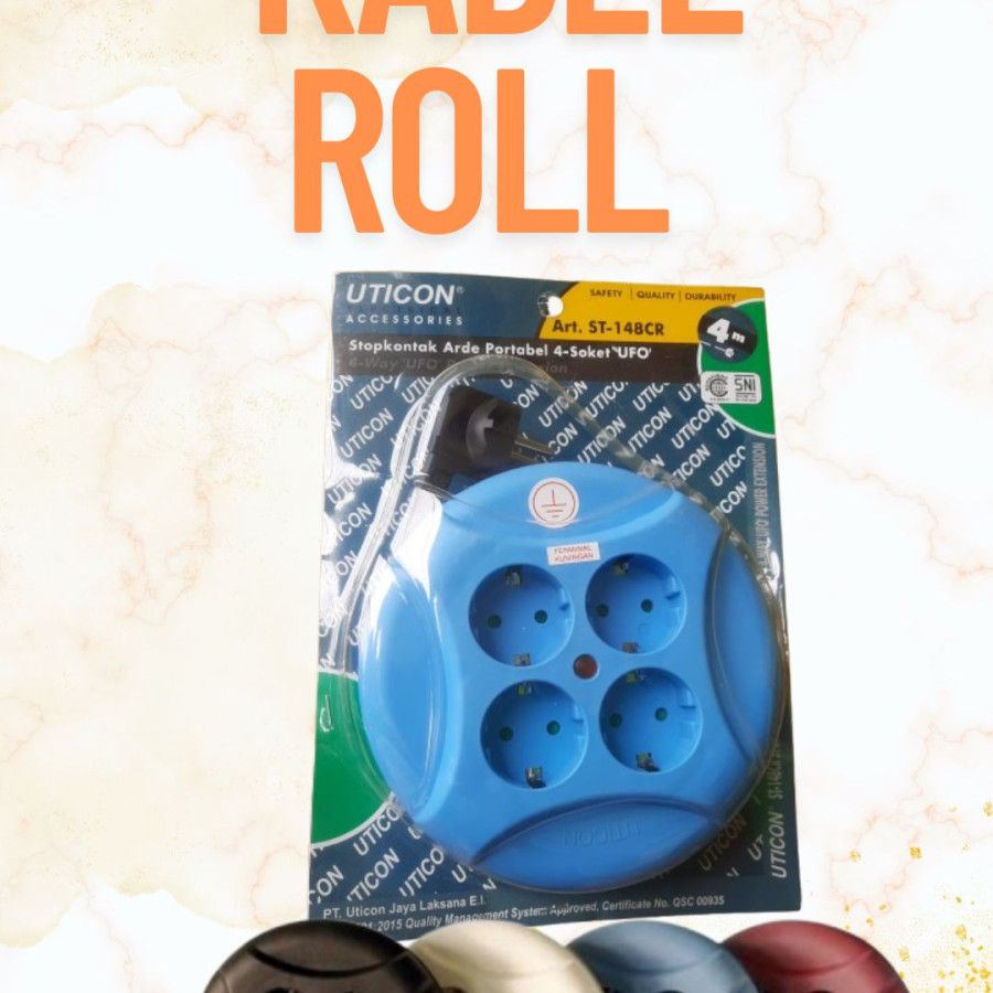 Kabel Roll 4meter Merk Uticon