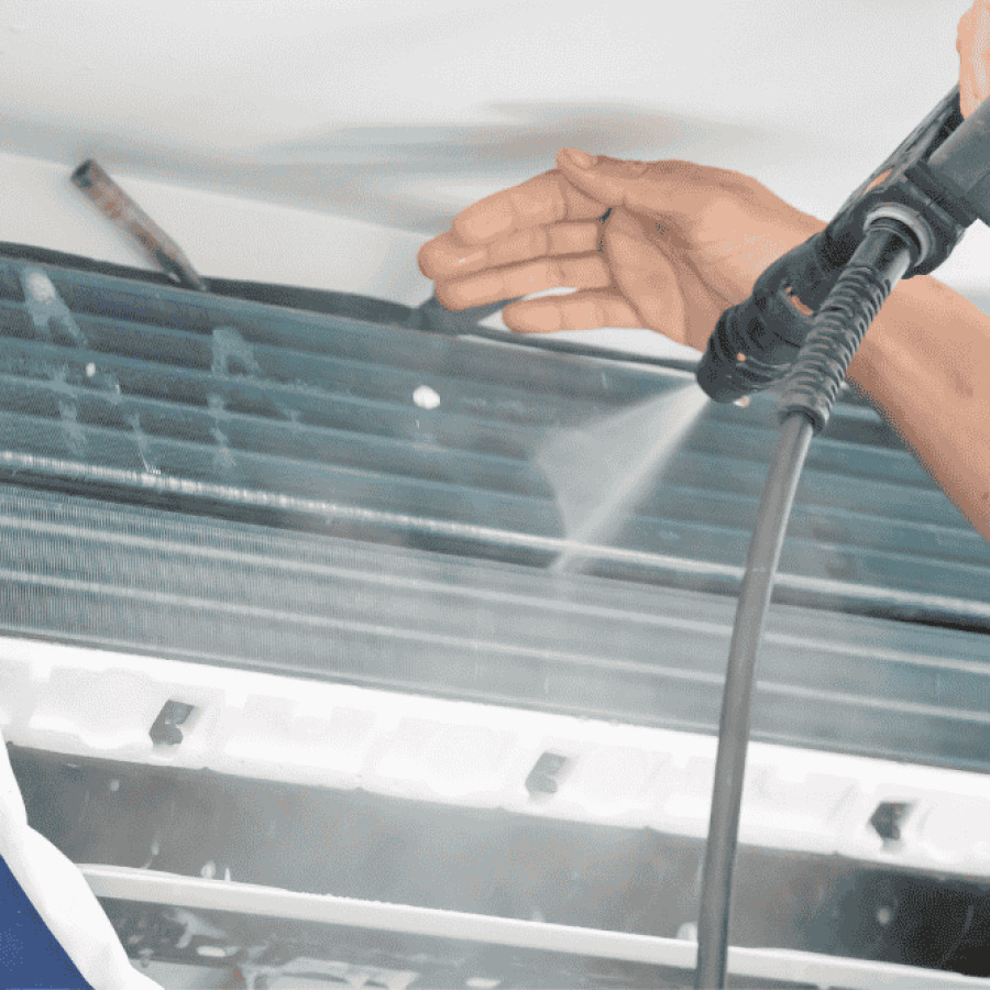 Pemeliharaan AC  Spesifikasi : AC Split 2 PK - depan