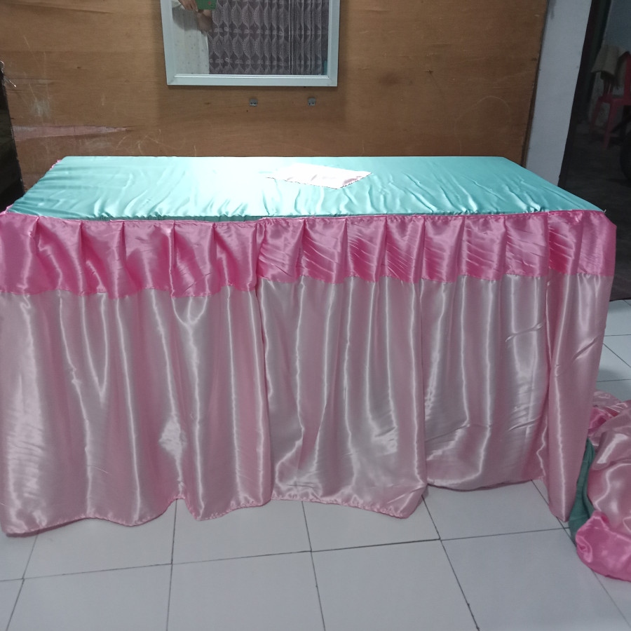 Taplak Meja Prasmanan Custom - depan