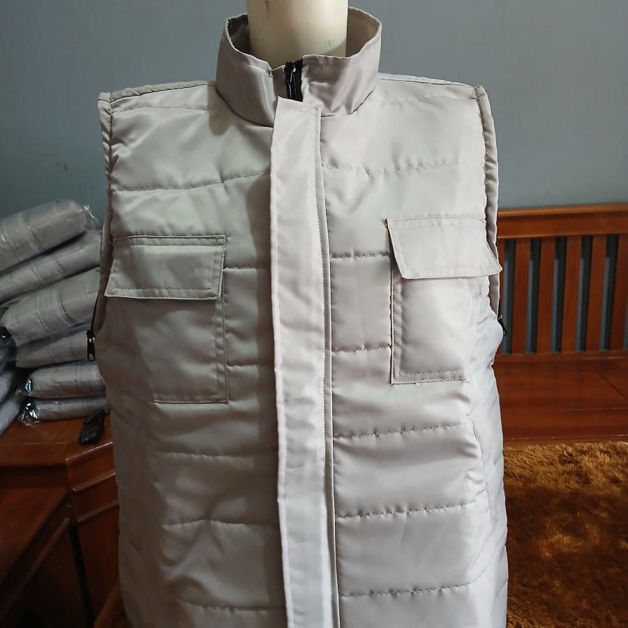 jaket rompi bisa 2 model - samping
