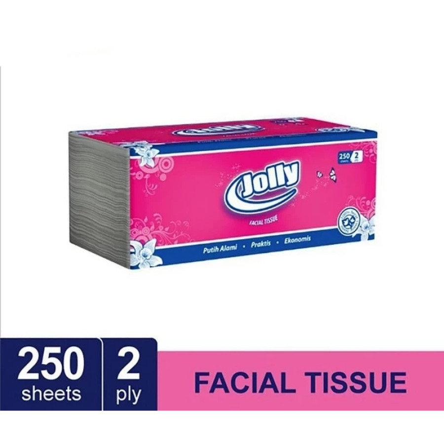 Tissue Tisu Jolly Facial Wajah 250 sheet 2ply - utama