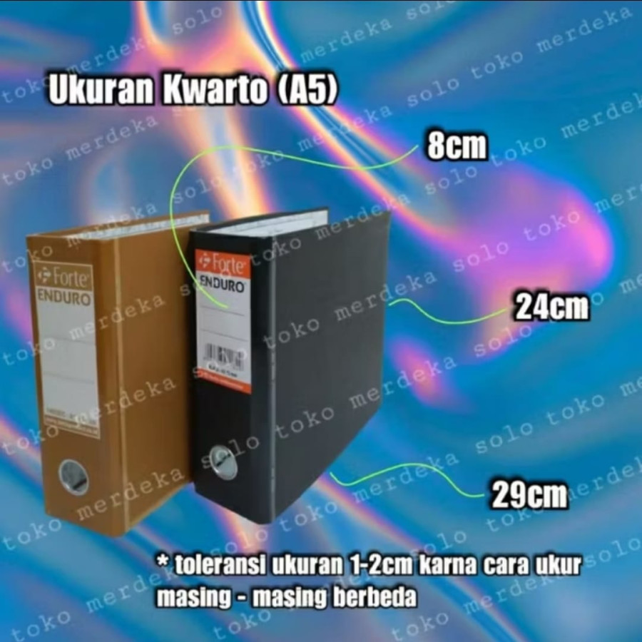 odner 1/2 folio / A5 merk "enduro"