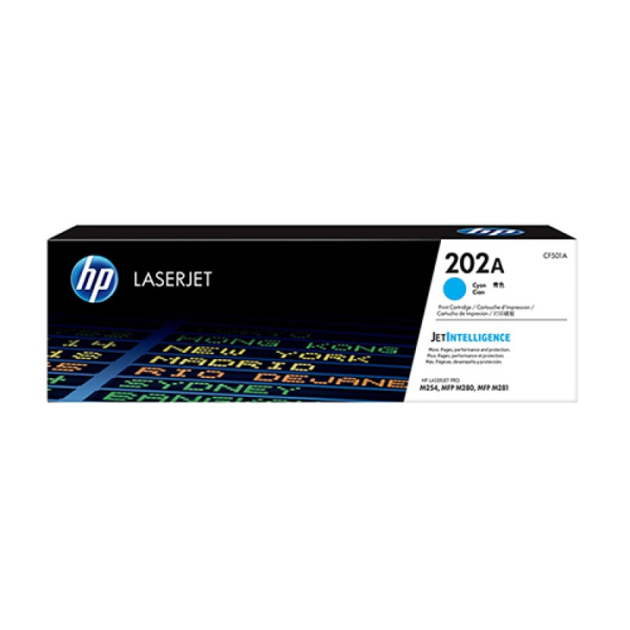 Toner HP 202A CF501A for LJ M254, LJ MFP280 Cyan