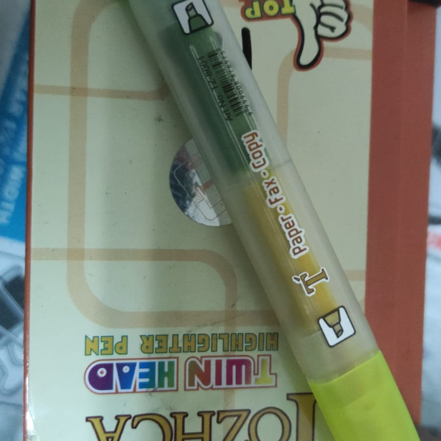 Twin Head Highlighter Pen Tozcha - utama