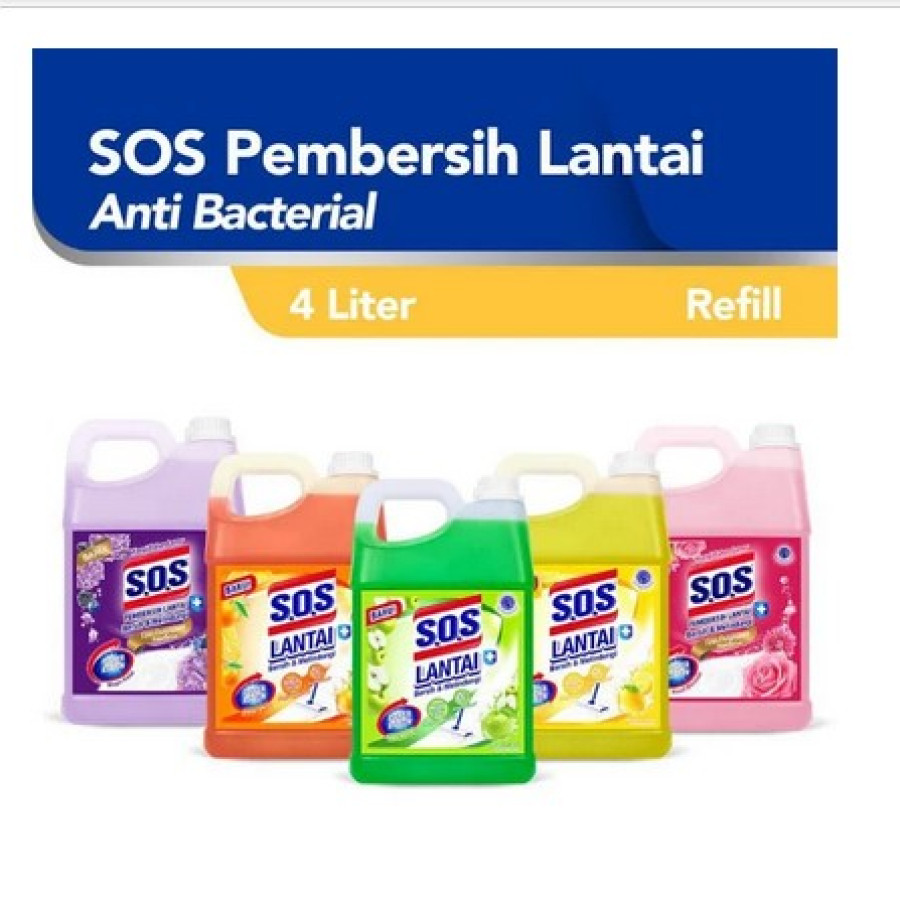 Cairan pembersih lantai Merk SOS - utama
