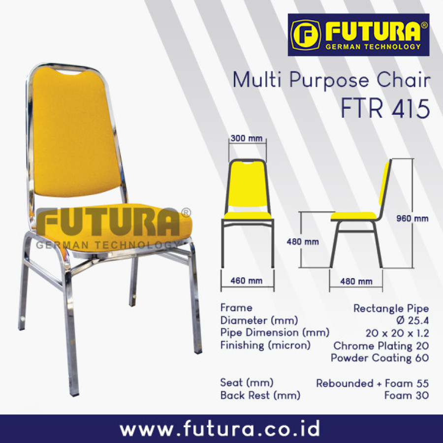 Kursi Susun Futura - samping
