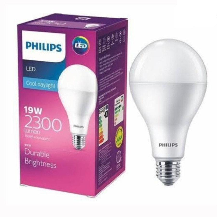Lampu Philips Bohlam MyCare LEDBulb Mini 19W Putih/Coolday light - utama