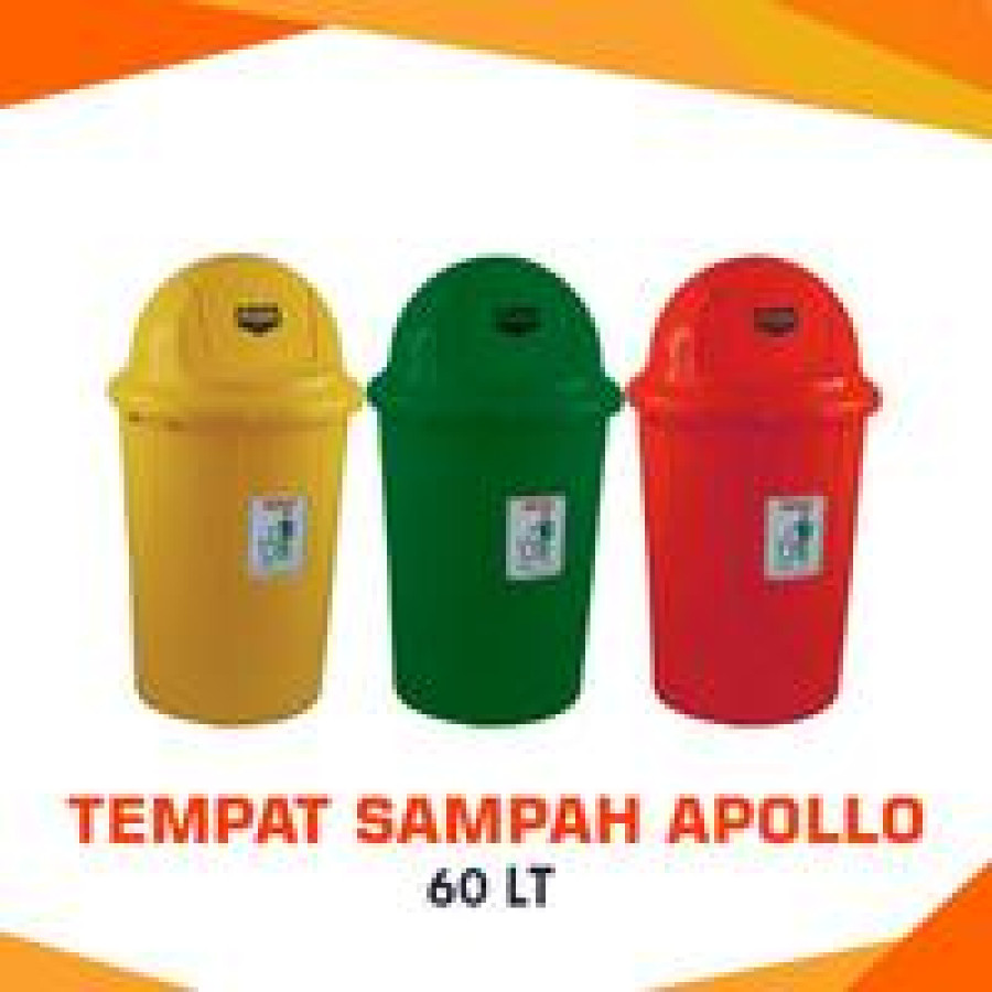Tong sampah  Push Cover ukuran 60 Liter