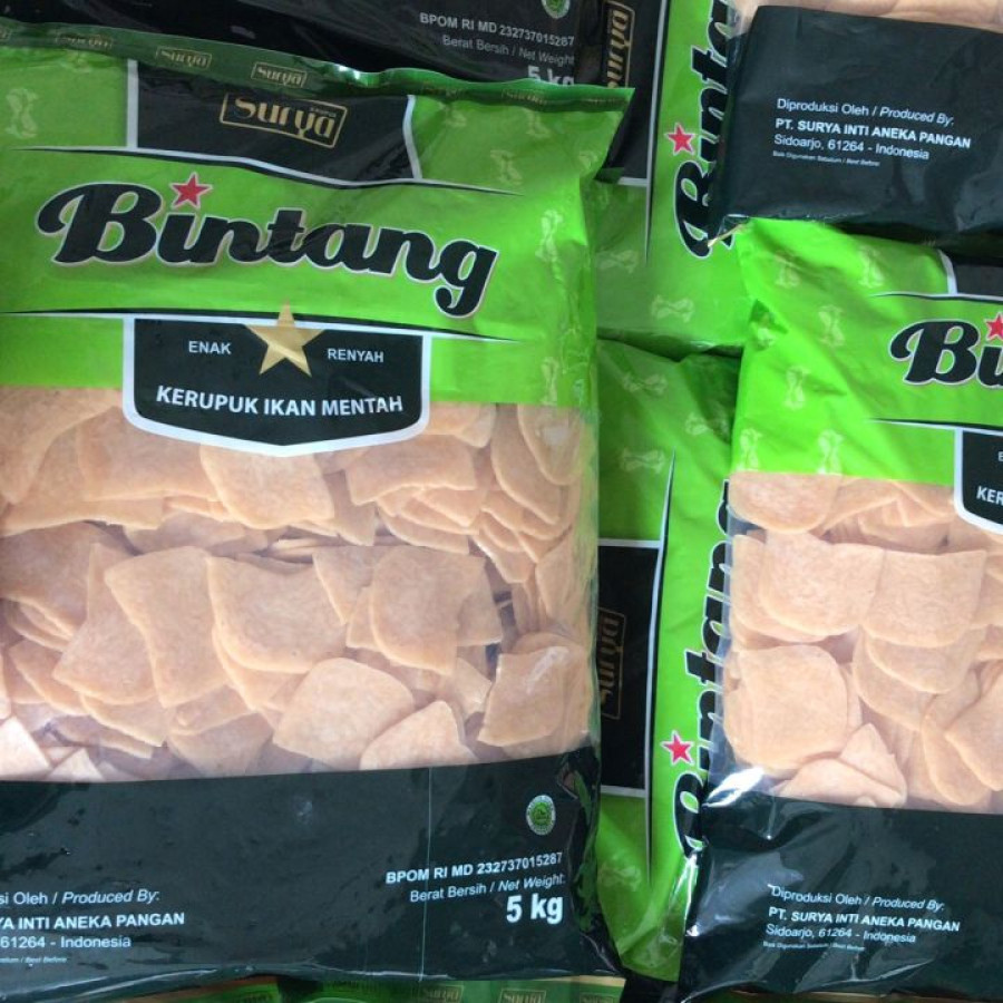 Kerupuk Udang Merk Bintang