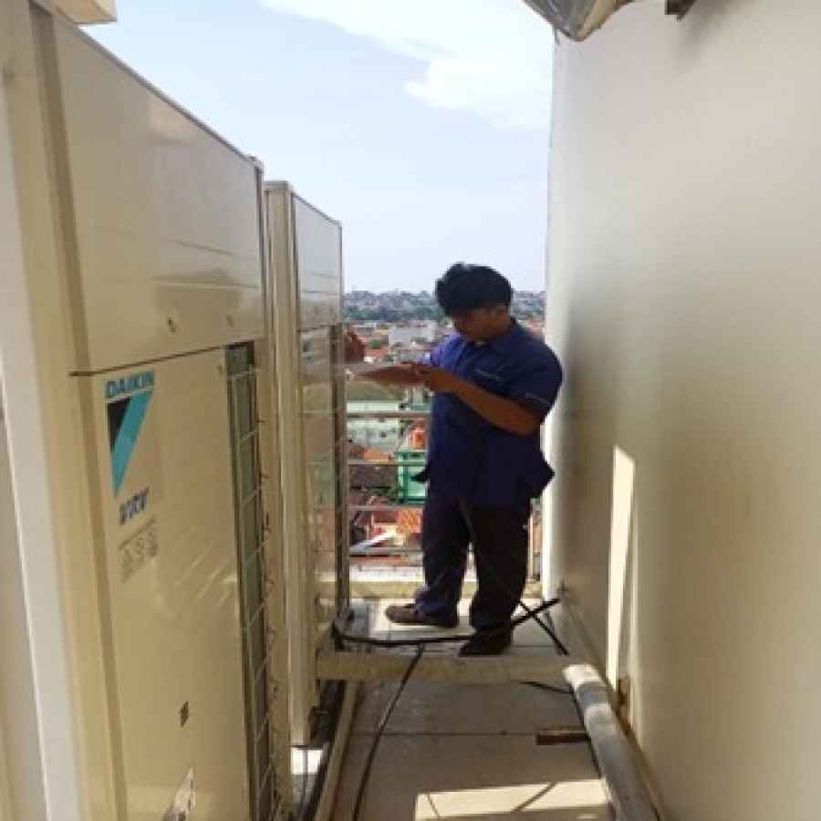 Service Cuci Unit Outdoor AC VRV - utama